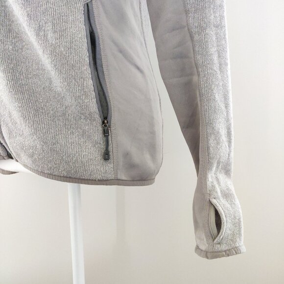 Patagonia Women's Bulger Vogel Gray Thumbhole Sweater Jacket - S, Full-Z… - Picture 5 of 7